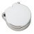 Budget Lock Escutcheon w Spr Cvr Zinc Alloy SSS