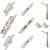 please look Brass bolts zinc plated steel forend