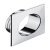 Push-Lock Square Rosette 19mm Plastic PCP
