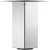 Square Table Leg 60x60x705mm Silver Col 9006