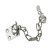 Security Door Chain Brass CP