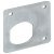 Anti-Twist Washer for Cylinder Cam Locks Steel Galvanized with aperture pattern 19.7 x 17.5 mm