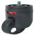 D60mm Castor Swivel with Brake Plastic Bk