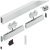 Fitting Set for Sliding Interior Doors Hawa-Junior 120/B Top hung system for low headroom doors For 1 door
