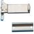 Restrictor Concealed Releasable for Side or Top Hung Windows Stainless Steel and Zinc Alloy Complete with stud plate track Self colour