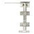 Drop Bolt 460mm Steel E.Galvanised