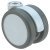 D65mm Twin Castor Swivel without Brake Pin Al