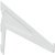 Flange Bracket 3 Hk 120x500mm 65kg Wht