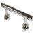 Straight Grab Rail Length 335-900 mm Nyma Style Length 480 mm hole centres 303 mm polished stainless steel