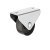 Single Wheel Castor without Brake Ø 15-45 mm Plate Fixing Screw-on plate Wheel Ø 25 mm load capacity 20 kg fixed castor