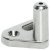 Locking Bolt with Screw Fixing Plate Polished nickel plated