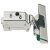 Concealed Cup Hinge 110° Standard Full Overlay Plus Click on Arm Tiomos With integrated soft close Screw fixing cup 45/9.5 with soft close nickel plated