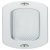 FSB Flush Pull Handle Rnd 120x40mm Aluminium Silver