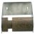 Toilet Roll Holder with Wooden Sprung Roller Cubicle Fittings Aluminium fittings for 17-21 mm board partitions Satin stainless steel finish