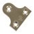 Mirror Plate 38x38mm Steel Nickel