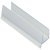 Plinth Seal 18/19mm 3050mm Plastic Trans