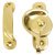 Sash Fastener Fitch Pattern Brass Polished
