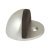Door Stop/Floor 42x49x23mm Aluminium/Rub SA