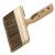 Flat Brush Translucent Plane 30 x 100 mm Raw wood handle