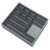 Pen Tray w 11 Comp 332x277x18.5mm Plastic Antique