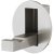 Coat Hook Stainless Steel 28 x 60 mm Folding Brushed matt finish