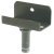 Pin/L Mount Plate Black Galvanised Steel D8mm