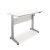 Electric Height Adjustable Desk Frame Frame Set for 2 Leg Workstation Load carrying capacity (including desktop) 70 kg Silver RAL 9006 finish
