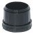 Height Adjustable Foot D80mm Plastic Black