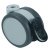 D65mm Twin Castor Swivel with Brake Pin Al