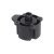 Plinth Top Section Dowel D15mm Plastic Black