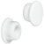 Cover Cap for Ø 6 mm Blind Hole For push fitting White RAL 9010