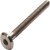 M6 Connecting Bolt, Flat Ended, Brass Plated, 60 mm