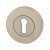 Escutcheons Standard Keyway Ø 53 mm Zinc Alloy Polished chrome
