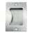 Pull Handle Flush 100 x 50 mm 316 Stainless Steel Suitable for use on sliding timber doors Satin
