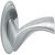 Lever Handles on Round Roses 304 Stainless Steel Wing Startec Satin