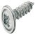 Hospa Flat Head Screw, PZ, Fully Threaded, Galvanized, 4.0 x 20 mm