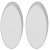 Escutcheons for Startec Lever Handles Blank Ø 52 mm 304 Stainless Steel With steel substructure Satin