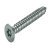 Security Screw, Countersunk, 6-Lobe/Resistorex, 3.5 x 16 mm, T15