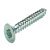 Security Screw, Countersunk, One Way Pozi Drive, 4.2 x 32 mm
