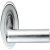 Lever Handles on Round Roses Zinc Alloy San Lorenzo On concealed fixing roses Polished chrome