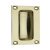 Flush Pull Handle 89x42mm Brass SC
