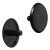 Trim Caps Countersunk D12/2.5mm Phillips Plastic Black 9005