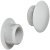 Cover Cap Plastic for Blind Holes Ø 10 mm For push fitting Light grey (RAL 7035)