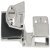 170D Glass Door Middle Hinge PCP