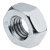 Hexagon Nut Galvanized Steel Internal thread Ø M10
