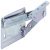 Bench Seat Hinge Without Spring Steel For lightweight seat panels Blue galvanized steel