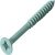 Exterior or Decking Wood Screw, Countersunk Head, PZ, Partially Threaded, 4.5 x 75 mm, PZ2