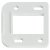 90D Spacer Plate 2.0mm Plastic White