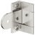 Butt Hinge Neuform Brass for Overlay Doors For door thickness 15-16 mm for side panel thickness from 14 mm polished nickel plated