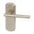 Lever Handles on Backplates for Latch Zinc Alloy Varthen Designed for interior doors Satin nickel